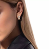 Fiery earrings, large model