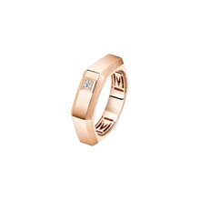  Moderniste MM Pink Gold Diamond Ring