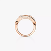 Move Classique Pavé Pink Gold Diamond Ring