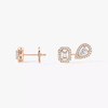 My Twin 1+2 0.10ct x3 Pink Gold Diamond Earrings
