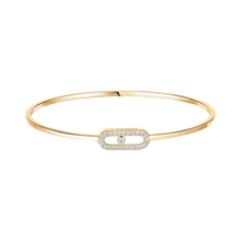  Move Uno Pavé Flex Bangle Yellow Gold Diamond Bracelet