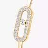 Move Uno Pavé Flex Bangle Yellow Gold Diamond Bracelet