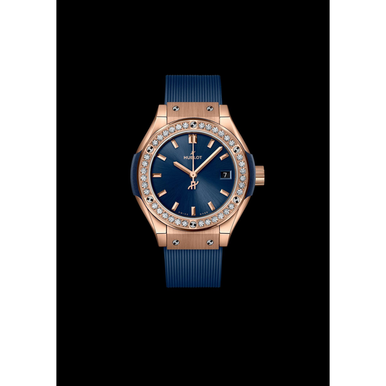 Classic Fusion King Gold Blue Diamonds