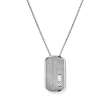  Natural Titanium Diamond Necklace Move Titanium Natural LM Pendant Necklace
