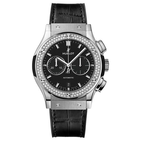 Classic Fusion Chronograph Titanium Diamonds