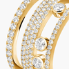 Move Romane LM Pavé Yellow Gold Diamond Ring