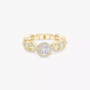Move Link solitaire ring, small model