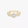 Solitaire Move Link 0,30ct Bague Diamant Or Jaune