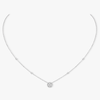 White Gold Diamond Necklace Joy Round Diamond 0.20ct