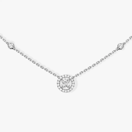 Collier Joy 0,20ct Collier Diamant Or Blanc