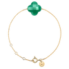 Green Agate, Yellow Gold