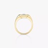 Move Joaillerie Pavé Signet Ring Yellow Gold Diamond Ring