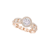 Solitaire Move Link 0,70ct Bague Diamant Or Rose
