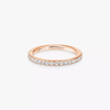 Gatsby wedding ring Pink Gold Diamond Ring
