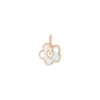 Pendentif Fleur Or Rose & Émail