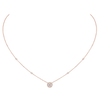 Joy 0.20ct Pink Gold Diamond Necklace