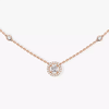 Joy 0.20ct Pink Gold Diamond Necklace