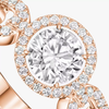 Bague solitaire Move Link, moyen modèle