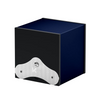 Remontoir pour une montre en aluminium bleu marine. Remontoir Mastebox SwissKubik. Reference: SK01.AE004