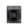 Remontoir pour une montre gris avec motif de mouvement horloger blanc. Remontoir Startbox SwissKubik. Reference: SK01.STB.001.000