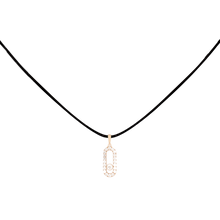  Pink Gold Diamond Necklace Messika CARE(S) Pavé Necklace