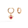 Boucles D’oreille Créoles Essentials Or Rose