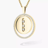 Lucky Move necklace medium Yellow Gold Diamond Necklace