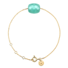 Bracelet, Amazonite, Or Jaune