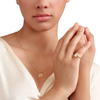 Yellow Gold & White Diamond Signet Charm