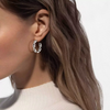 Move Link hoop earrings, small model