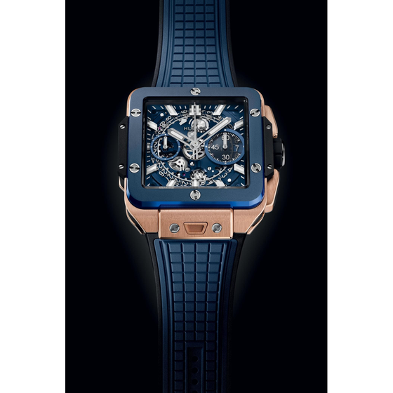 Big Bang Unico King Gold Blue Ceramic