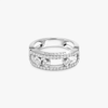 Move Classique pavé ring White Gold Diamond Ring