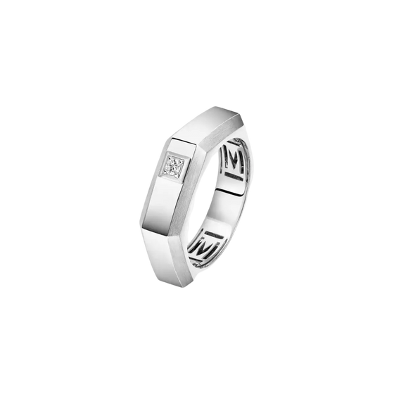 Moderniste MM White Gold Diamond Ring