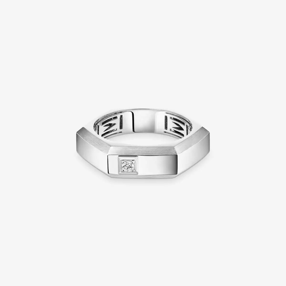 Moderniste MM White Gold Diamond Ring