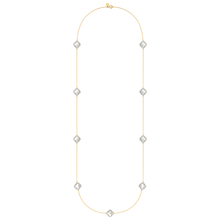  Necklace, Mother Of Pearl, Diamonds, Yellow Gold