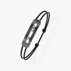 Move Titanium anthracite cord bracelet, large model