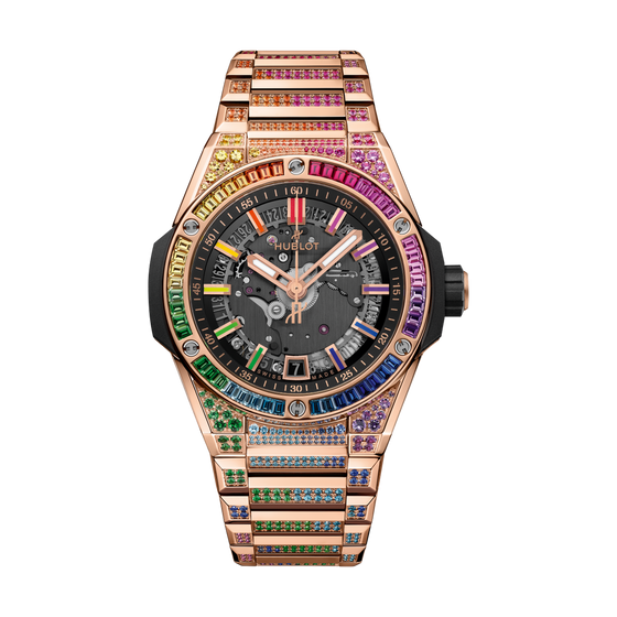 Big Bang Integrated Time Only King Gold Rainbow
