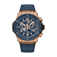  Big Bang Unico King Gold Blue Ceramic