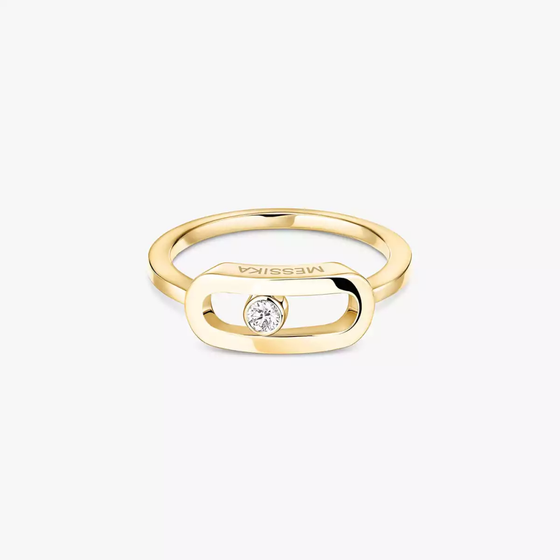 Move Uno Gold LM Yellow Gold Diamond Ring