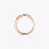 Bague Move Noa pavée, grand modèle