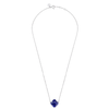 Collier, Lapis Lazuli, Or Blanc