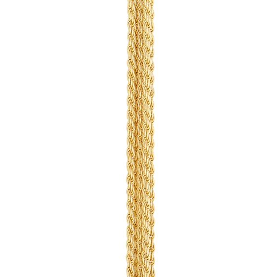 18k yellow gold multichain bracelet