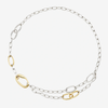 Silver & Gold Plated Silver Essentials Necklace