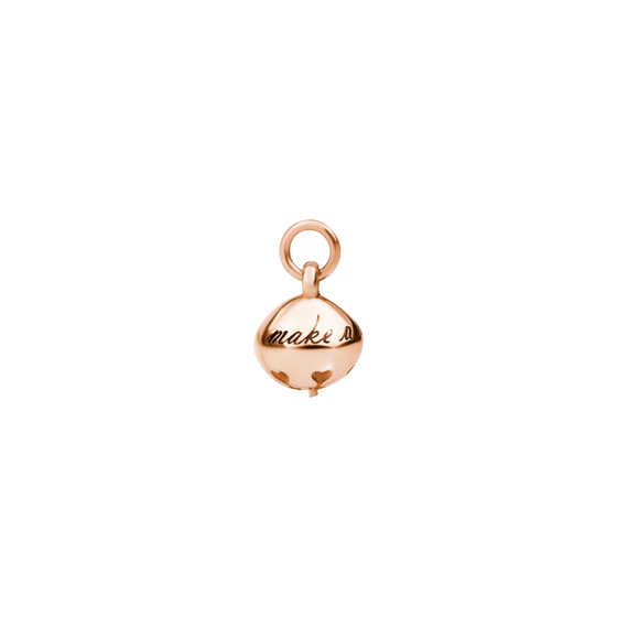Rose Gold Bell Charm