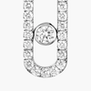 Move Uno single pavé earring, right