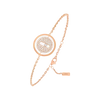 Lucky Move Pavé SM Pink Gold Diamond Bracelet