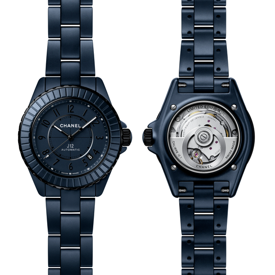 J12 Bleu Watch Caliber 12.1, 38 mm