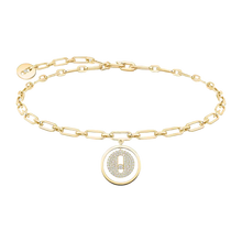  Lucky Move Diamond Pavé Ankle Bracelet Yellow Gold Diamond Bracelet