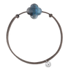 Bracelet, Labradorite, Cordon Taupe