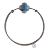 Bracelet, Labradorite, Cordon Taupe